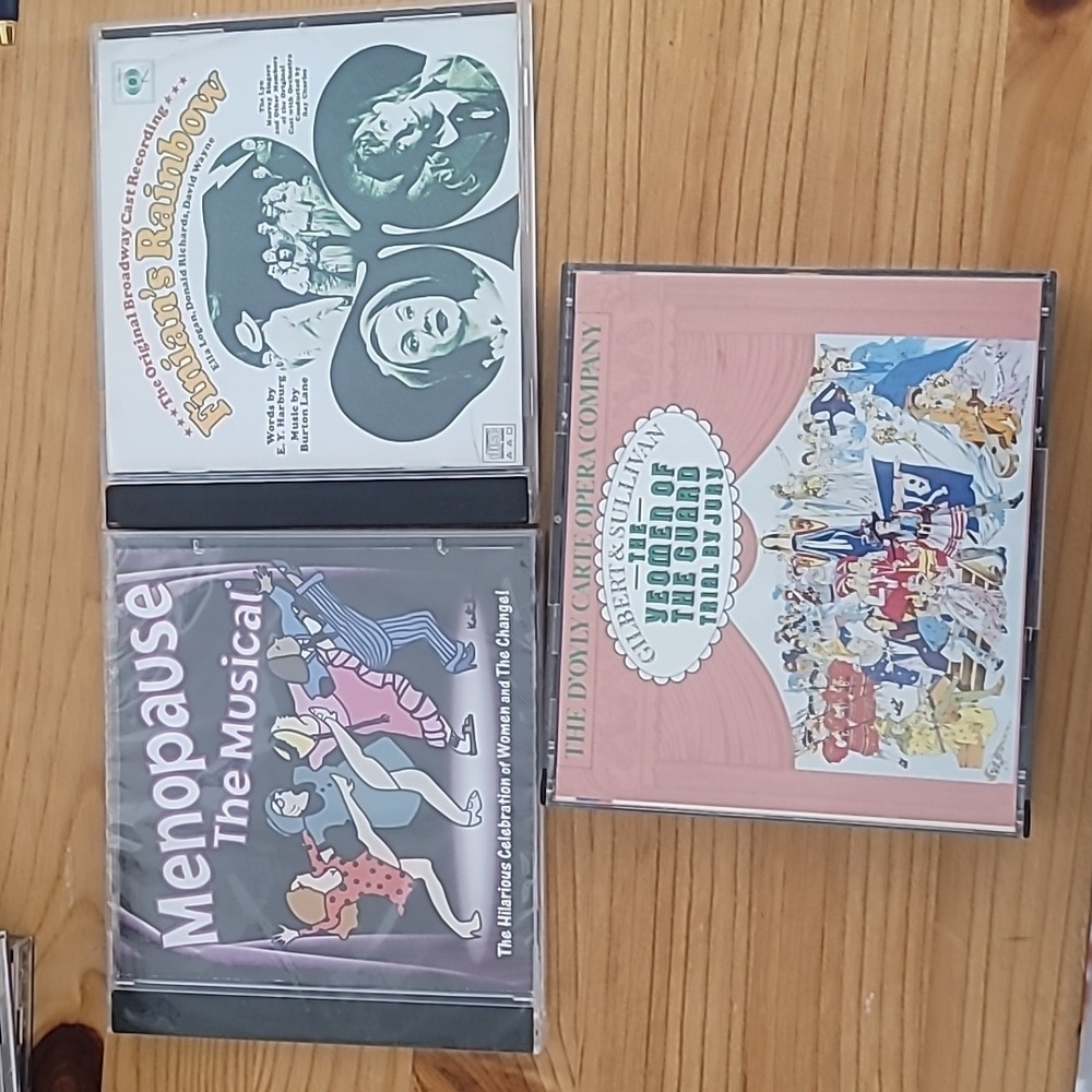 Three musical theater CDs
